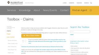 Claims | Accident Fund Insurance Company of America