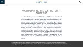 Hotel Australia: book online at AccorHotels.com