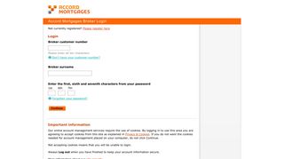 Accord Mortgages - User Login
