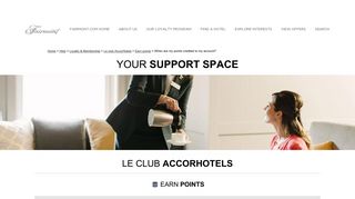 When are my Le Club AccorHotels points credited to my account ?