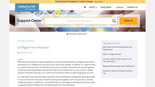 Configure Your Account - Authorize.net Support