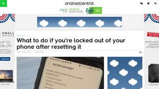 What to do if you're locked out of your phone after resetting it | Android ...