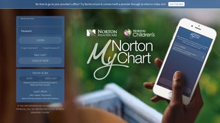 MyChart - Login Page - MyNortonChart - Norton Healthcare