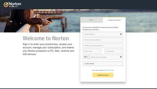 Sign In - Norton Secure Login - account.norton.com