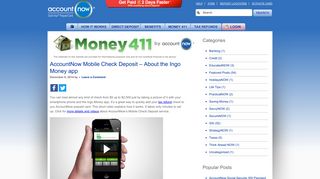 AccountNow Mobile Check Deposit - About the Ingo Money app ...