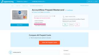 AccountNow Prepaid Mastercard Reviews - Prepaid Cards ...