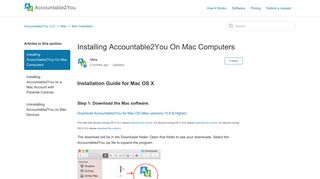Installing Accountable2You On Mac Computers - Accountable2You, LLC