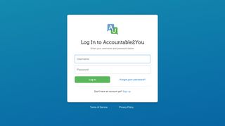 Log in | Accountable2You