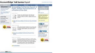 Welcome to AccountEdge Full Service Payroll