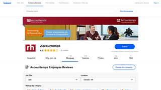 Working at Accountemps: Employee Reviews | Indeed.com