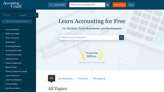 AccountingCoach: Learn Accounting Online for Free