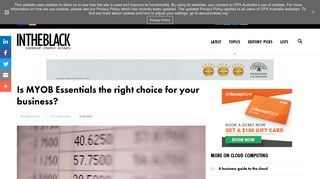 Is MYOB Essentials the right choice for your business? | INTHEBLACK