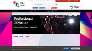 Professional delegates | BFI