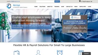 Accsys: Payroll & HR Software | Time & Attendance | Access Control