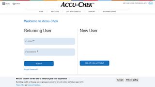 User Login - Accu-Chek