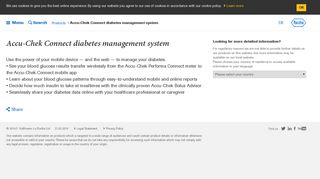 Roche - Accu-Chek Connect diabetes management system
