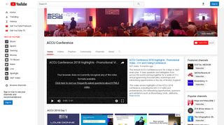 ACCU Conference - YouTube