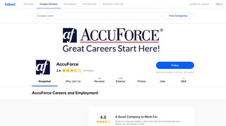 AccuForce Careers and Employment | Indeed.com