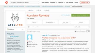 Acculynx Reviews 2018 | G2 Crowd