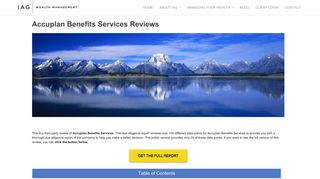 Accuplan Benefits Services Reviews (independent)