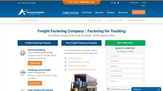 Freight Factoring Company | Factoring for Trucking - Accutrac Capital