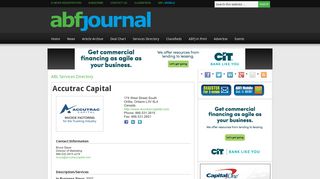 Accutrac Capital – ABFJournal