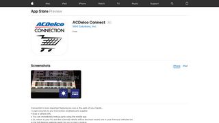 ACDelco Connect on the App Store - iTunes - Apple
