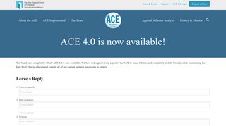 ACE NECC – ACE 4.0 is now available!