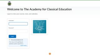 Login - The Academy For Classical Education