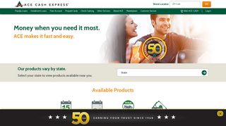 ACE Cash Express: Payday Loans & Cash Advances - Fast & Online