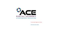 Ace Digital Academy | Learning Management System - Please Login