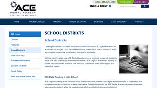 School Districts - ACE Digital Academy
