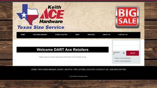 Dealer Login - Keith Ace Hardware Stores