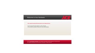 Ace Hardware Access - Logoff Message