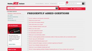 Frequently Asked Questions | Westlake Ace Hardware