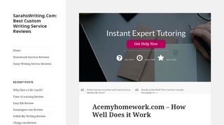 AceMyHomework Review: Should You Use This Site? | SarahsWriting ...
