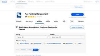 Working as a Cashier at Ace Parking Management: 62 Reviews ...