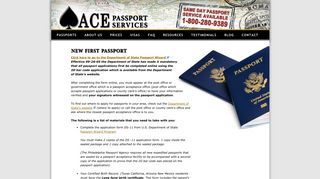 New 1st Passport | Ace Passport Services - Austin, TX