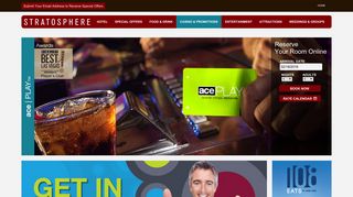 acePlay Rewards - Mobile Web - Stratosphere Casino, Hotel & Tower
