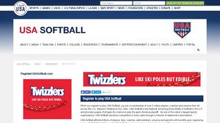 USA Softball Registration - Team USA
