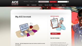 My Account - ACE Solid Waste