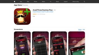 Ace2Three Rummy Plus on the App Store - iTunes - Apple
