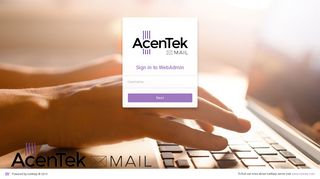 Sign in to WebAdmin - AcenTek Webmail