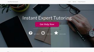 Instant Expert Tutoring | AceMyHomework.com