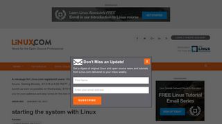 starting the system with Linux | Linux.com | The source for Linux ...