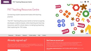 PAT Teaching Resources Centre home