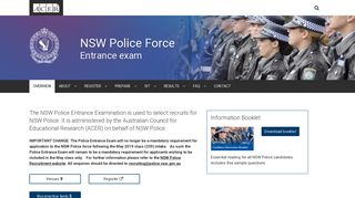 ACER NSW Police Team - Australian Council for Educational Research