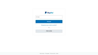 Acesse a sua conta do PayPal