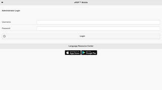 Interpreter Login - eRSP™ Mobile