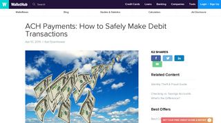 ACH Payments: How to Safely Make Debit Transactions - WalletHub